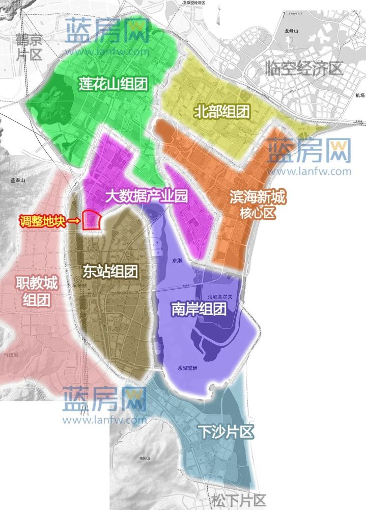 最新规划来了福州滨海新城新添201亩高等院校用地位置曝光