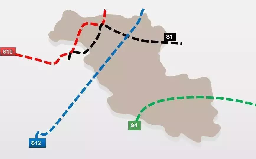 彭州市规划s10铁路覆盖了彭州片区,新繁片区,新都老城