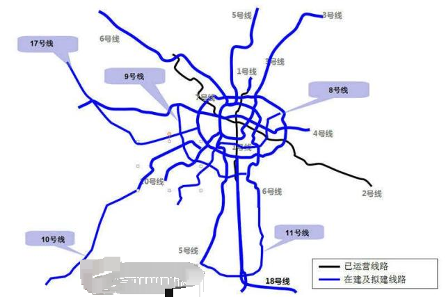 德阳方向:规划新增s1,s2(含支线),s10,s11,s12等5条线保证中心城区与