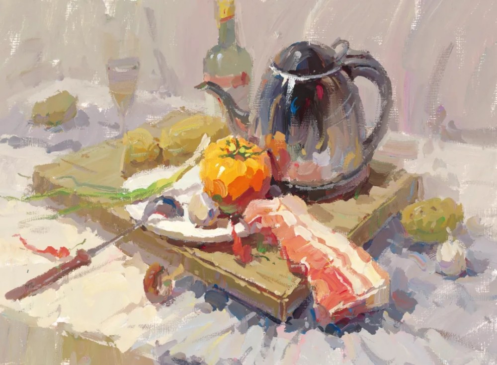 一组色彩静物画