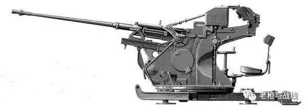 德军第一种20毫米高射机炮,与装备数量更大的flak 38结构不同,在外形