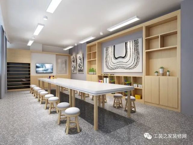 艺术培训机构设计装修效果图