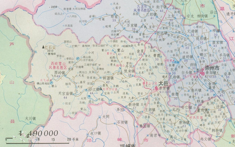 崇州,大邑,邛崃及蒲江县市轨道交通规划s19线,s8线,s7