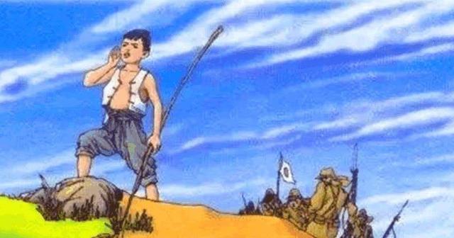 与王小二一起放牛的人,亲眼看着王小二牺牲,自愿为其守墓58年