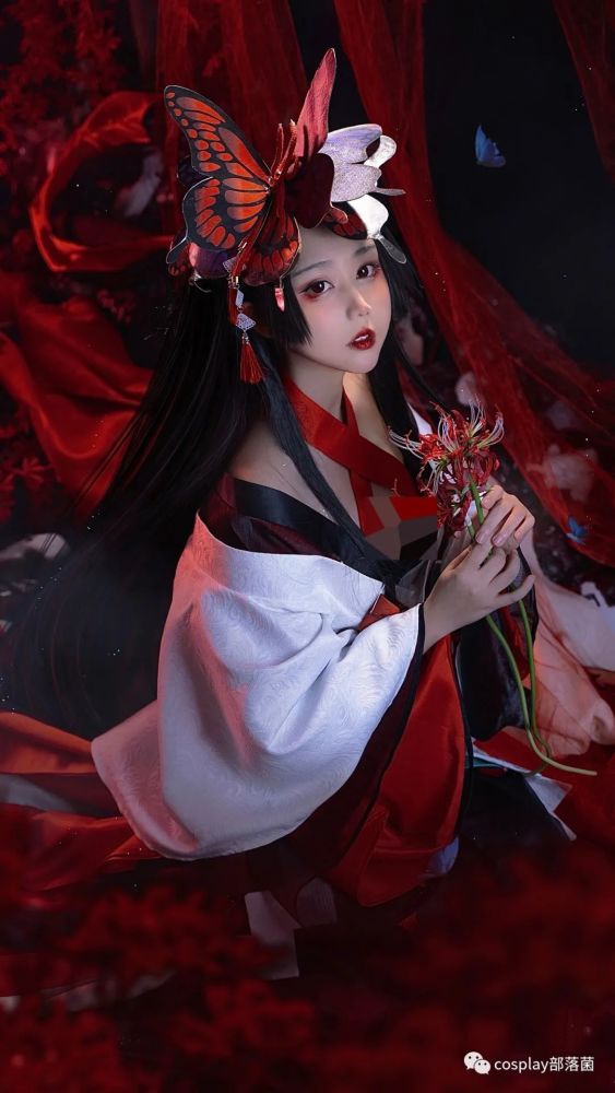 cos:阴阳师夜溟彼岸花cos正片@镜酱