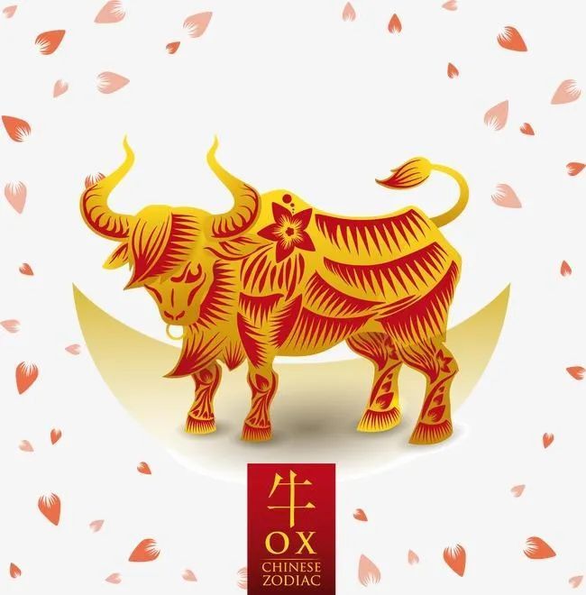 最新牛2021祝福语图片,2021年早安祝福语图片 2021春节大年初一拜年问候祝福语 happy 牛 year 大年