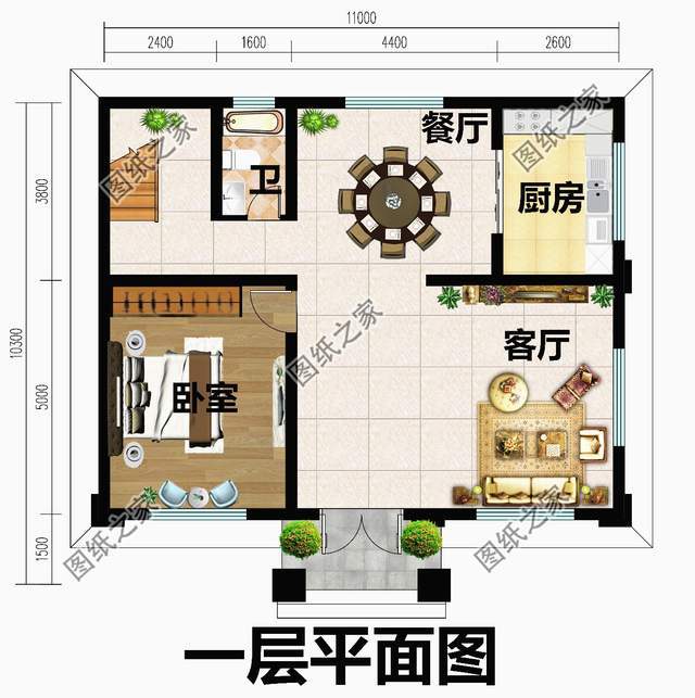 农村建房三间室内户型图,款款都是精心设计的,今年建房不发愁