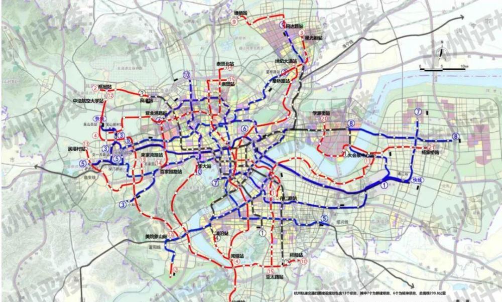 我们回顾杭州地铁建设规划