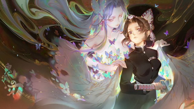 高清动漫壁纸——鬼灭之刃蝴蝶忍