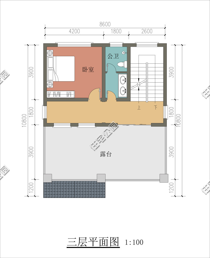 第7套:豪华套间 健身房 大露台,9米小面宽高品质住宅,主体预算36万