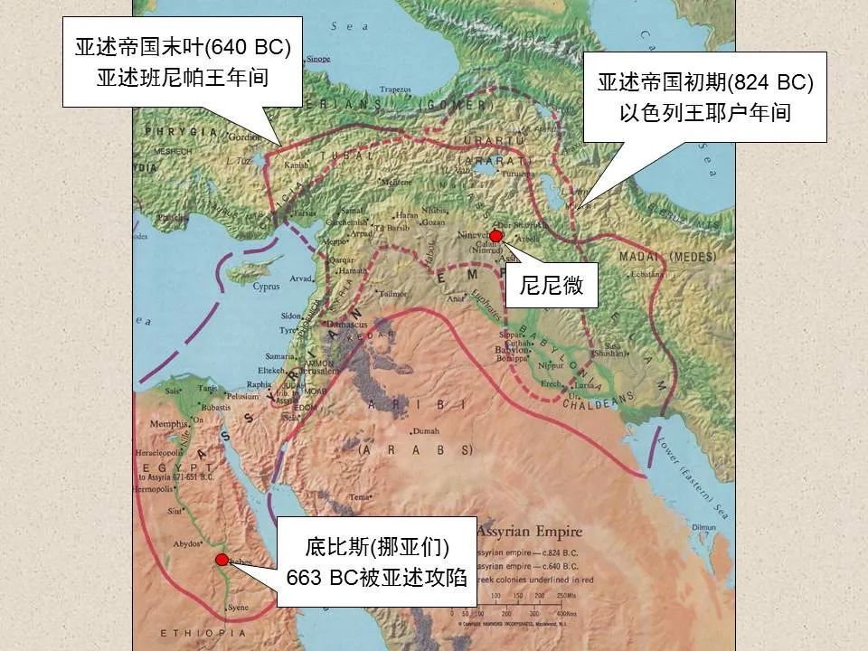 神要审判尼尼微城,兴起巴比伦把这城完全毁掉;在人看来是不可能的事