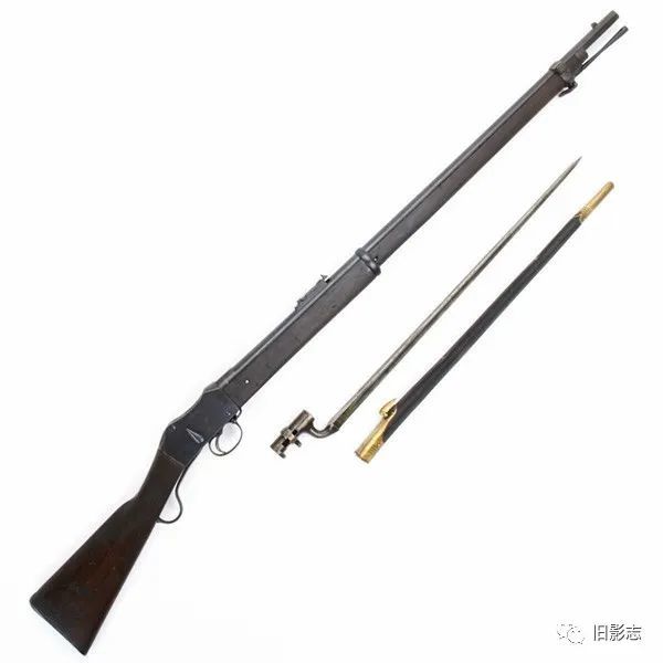 附套筒卡口枪刺的martini-henry mk ii,图片来自ima-usa.com