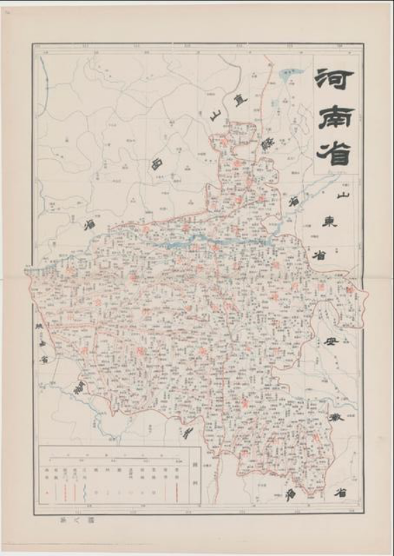 《大清帝国全图》山西省地图 清朝时期的山西省包含察哈尔地区