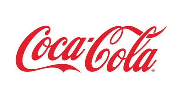 coca-cola四个大字.这,就是改变世界这135年的红白logo.