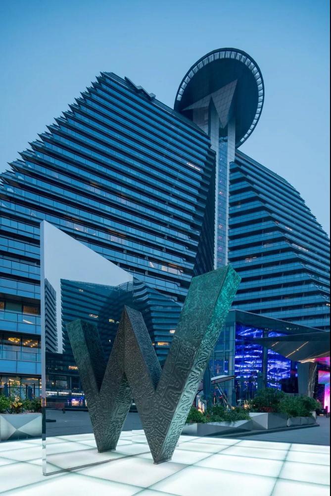 w hotel&万众国际广场【西安】-商业景观-deld当代景观设计