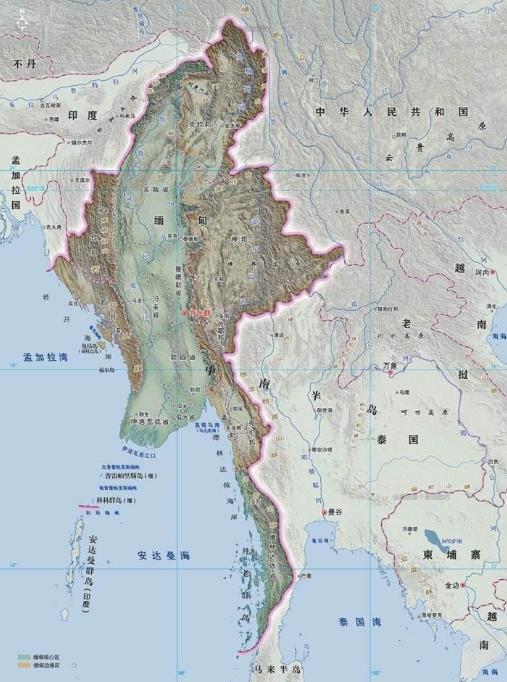 我国云南省与其北部接壤,东南部挨着泰国和老挝,西南临着安达曼海