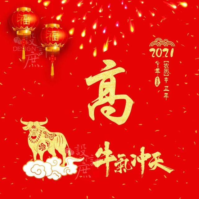 微信头像分享:2021牛气冲天,士别三日当刮目相看