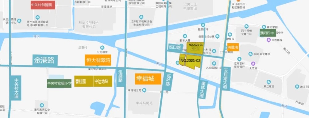 6969地块位于江苏中关村科技产业园内,泓口路南侧,奥体大道西侧