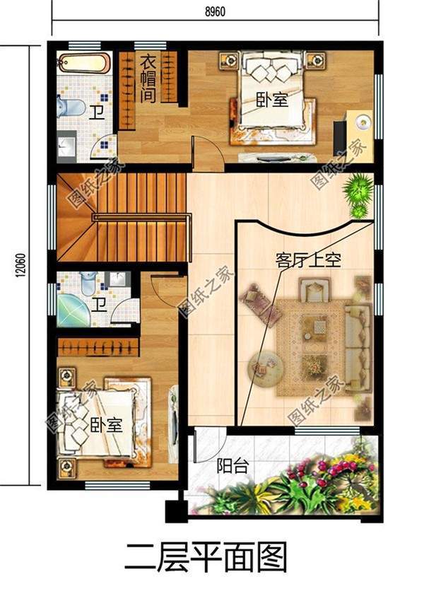 9x13米房屋设计平面图,难得一见的好户型,接地气