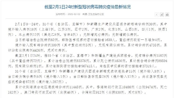 【国家卫健委1月9日新增确诊病例157例】【31省份新增本土病例97例河南60例