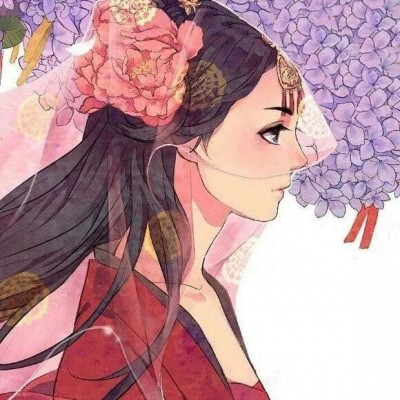 一左一右古风情侣头像