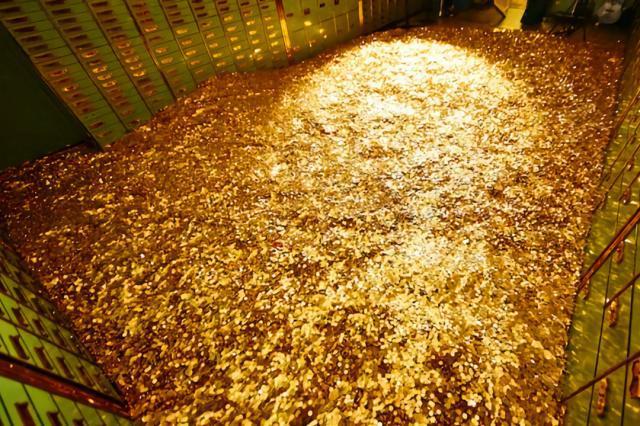 全球最大的金库藏有13万吨黄金安保措施让小偷绝望