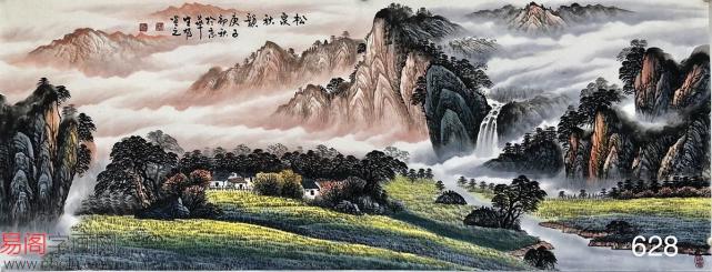 马生有国画山水作品欣赏
