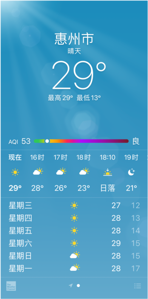 惠州明日天气预报最高气温26左右