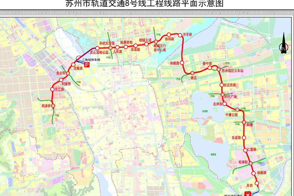 苏州规划在建一地铁路线,全长35.5km,预计2024年9月开通运营