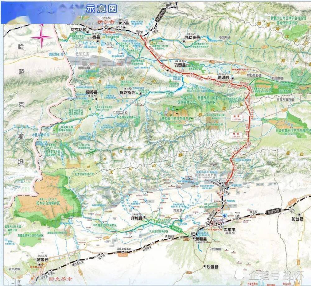 2021年新疆铁路的建设目标:开工2条,建成通车2