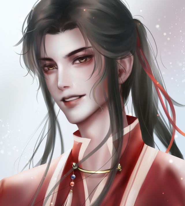 《天官赐福》画师笔下的不同画风:q版可爱,灵文的"男相"来了