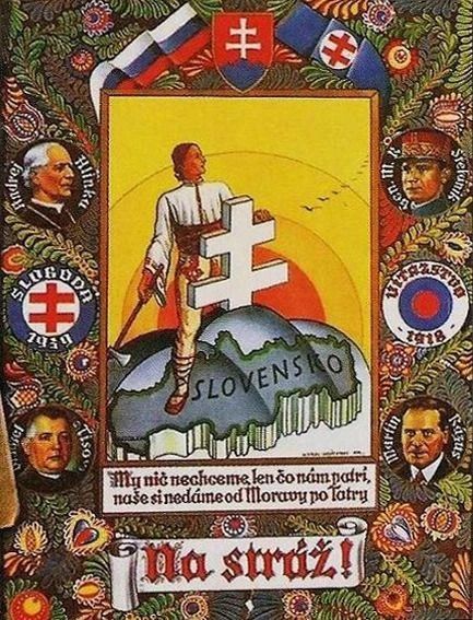 二战中时期斯洛伐克宣传海报!