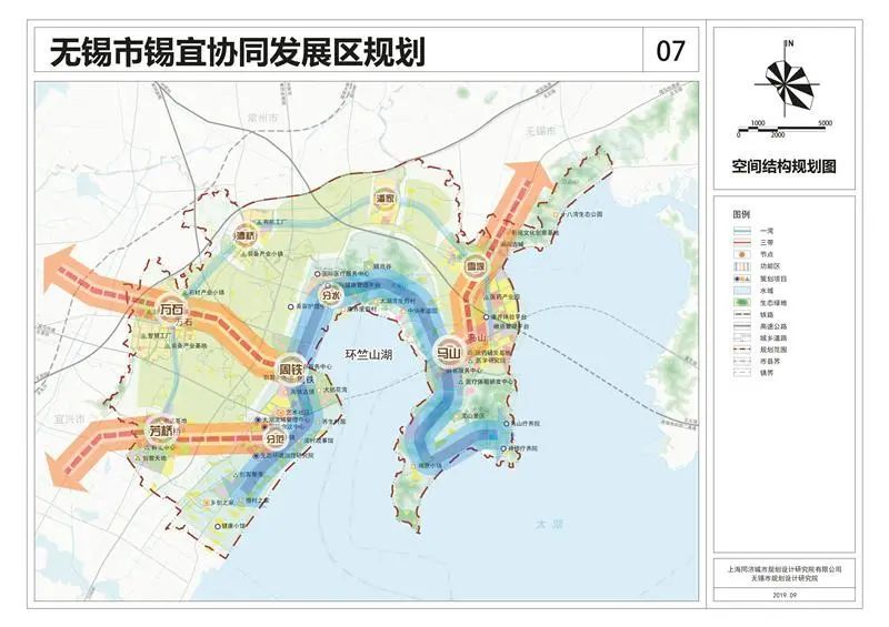 中部片区也是核心启动区域,以青阳镇区,霞客湾科学城,惠山新城为依托