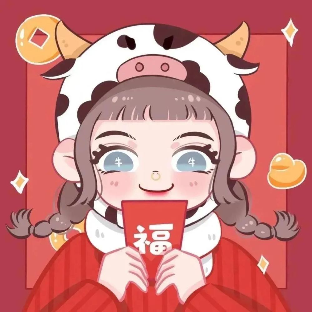 新年情侣头像丨高清潮流情侣头像一男一女两张分开2.