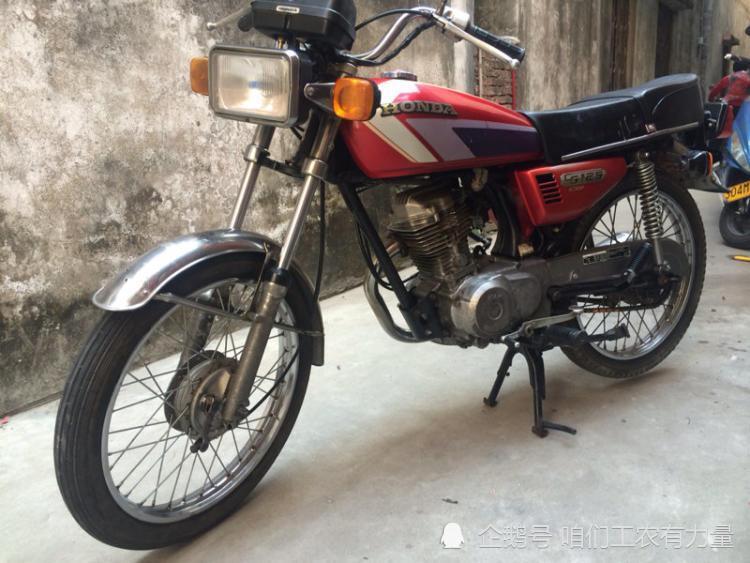 90年代少数人能买得起的摩托车hondacg125如今已成为经典