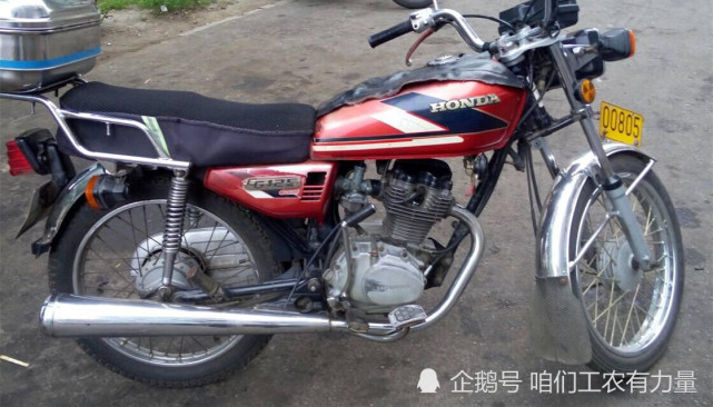 90年代少数人能买得起的摩托车:honda cg125,如今已成为经典