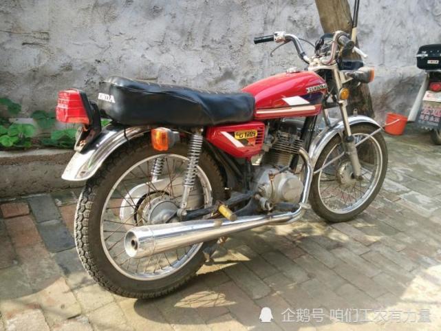 90年代少数人能买得起的摩托车:honda cg125,如今已成为经典