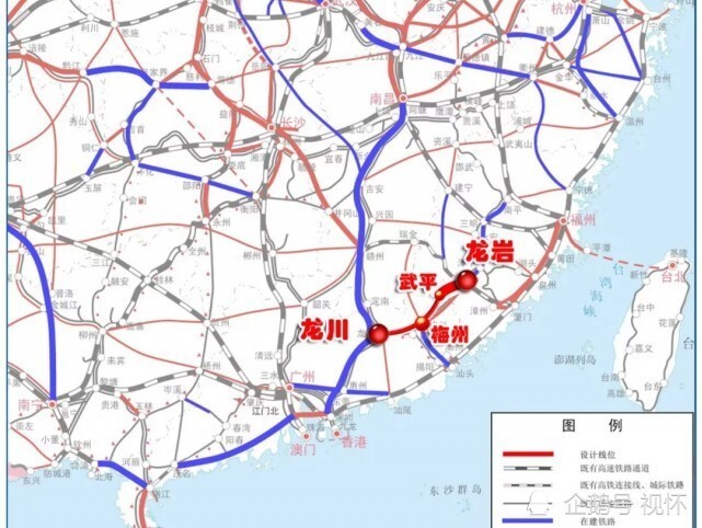 这条铁路建成后,将形成闽粤两省内陆高速铁路通道和杭广快速铁路客运