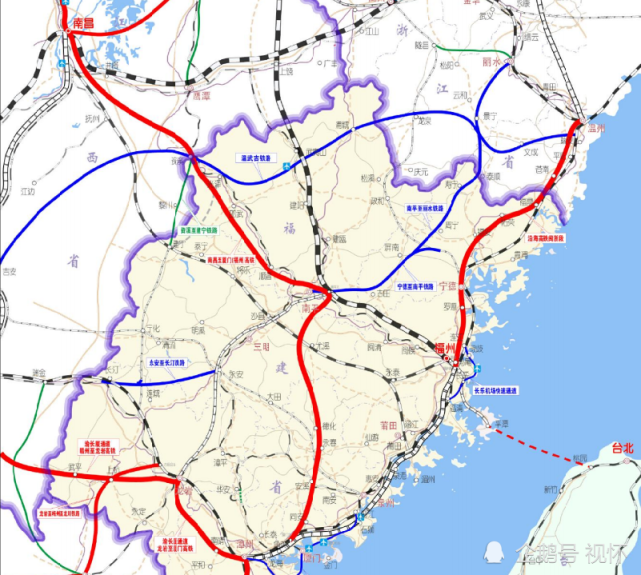 2021年福建铁路建设提到4条高铁,其中2条的进度有望