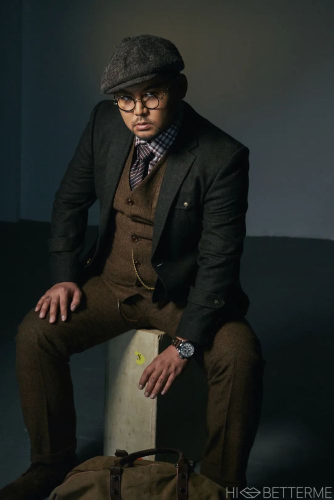 奇葩说选手大变身?微胖男孩 时尚男生