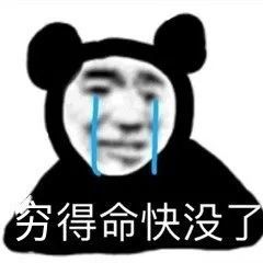 今日份沙雕表情包穷得命快没了