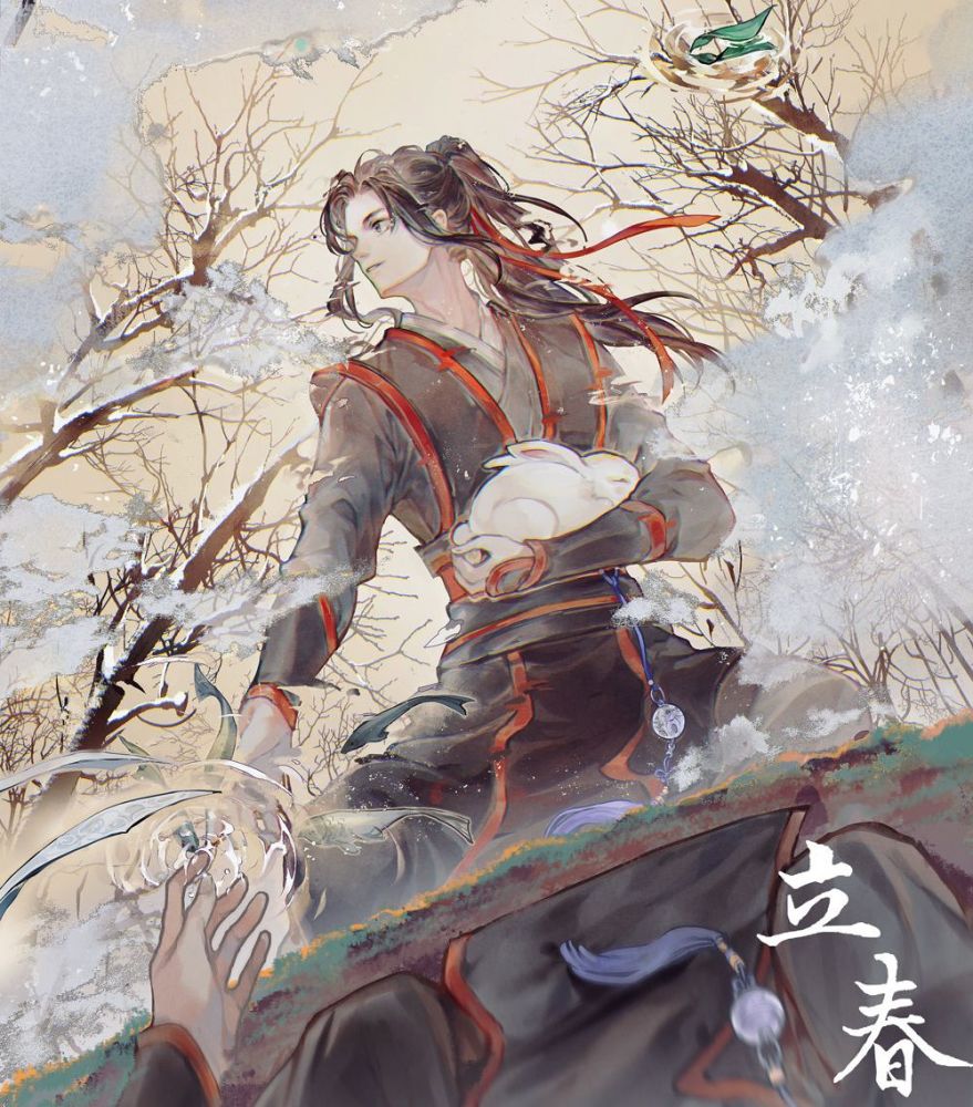 《魔道祖师》新贺图超唯美,细节处超甜,众粉在狂欢,唯