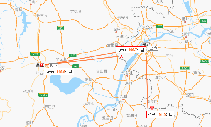"南京s3号地铁线规划到马鞍山市和县后南下至郑蒲港,合肥s3号地铁线