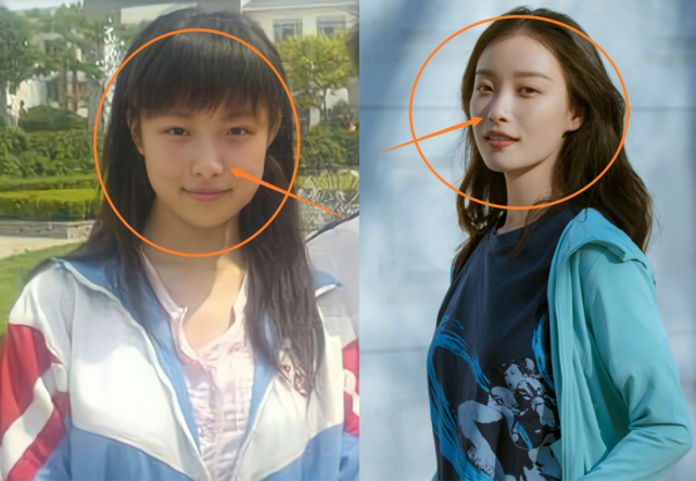 从倪妮旧照看出是否整容此外倪妮也曾经在社交平台上分享过自己孩童