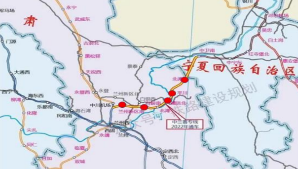 平川站,靖远北站,白银南站四座站房新建中卫至兰州铁路中铁建设成功中