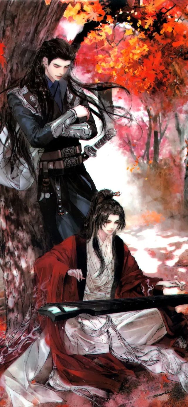 定海浮生录,插画壁纸,画风华丽,让人心动