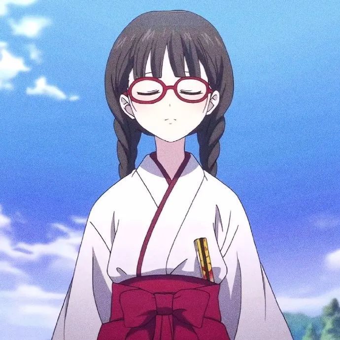 濒危物种少女眼镜女神动漫头像来袭