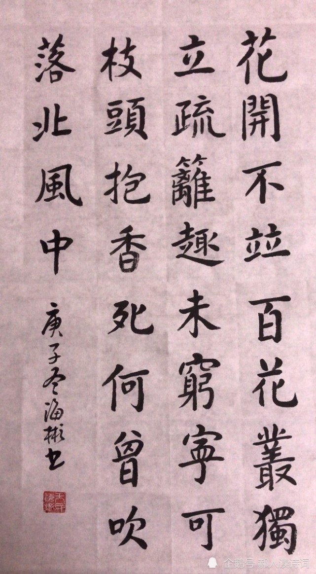 【书写经典】第141期,书写郑思肖(宋)《寒菊》