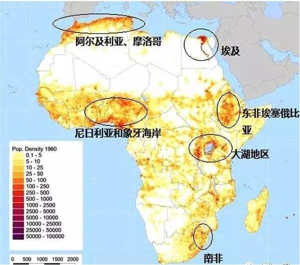 南非的人口分布_南非野生动物分布地图