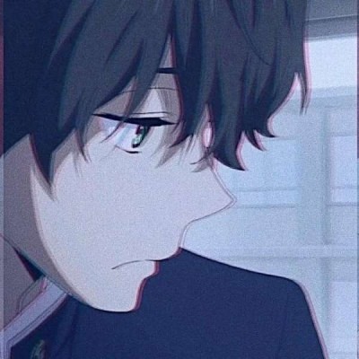 颓废动漫男生头像人生或许无聊日子或许难熬